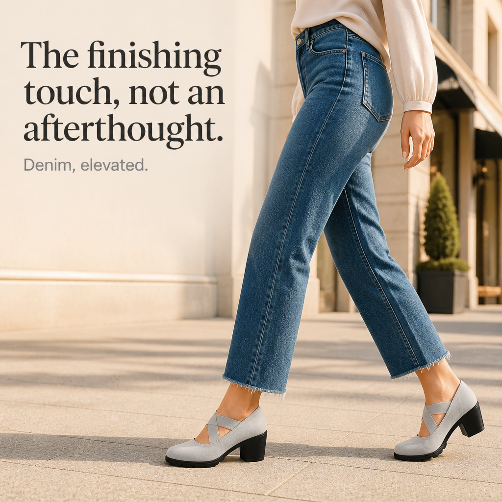 Women's Platform Mary Jane Heels | Crisscross Straps & Stable Comfort