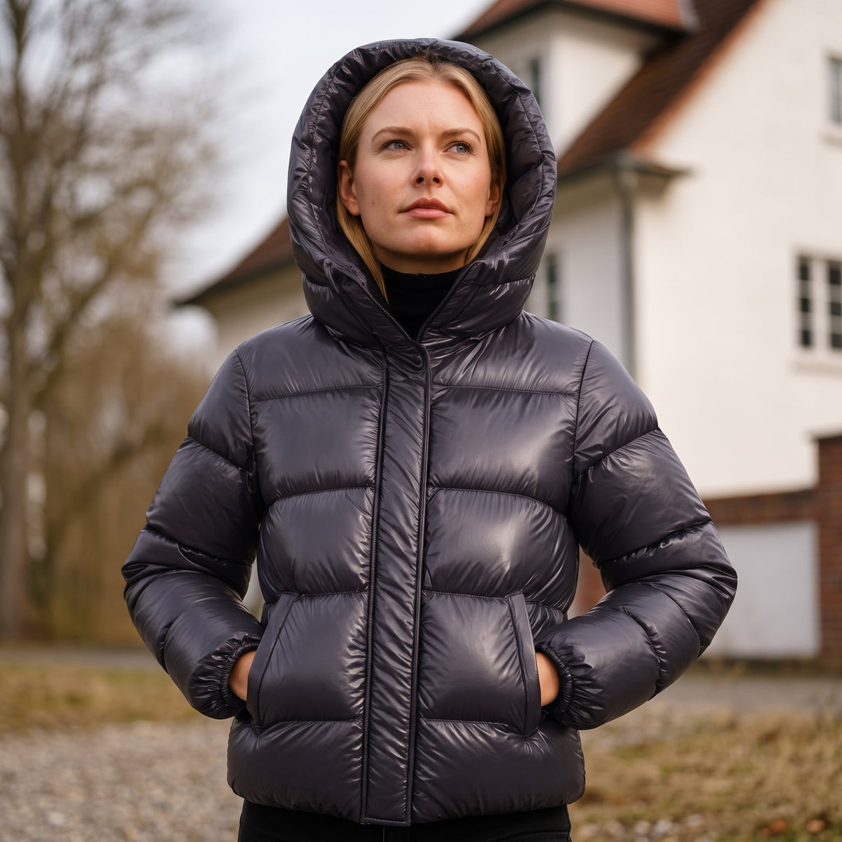 Women's Puffer Jacket | Quilted & Hooded for Winter
