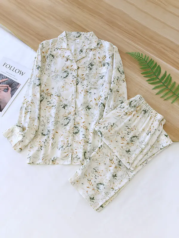 Women's Pyjama Set | Floral Print Loungewear