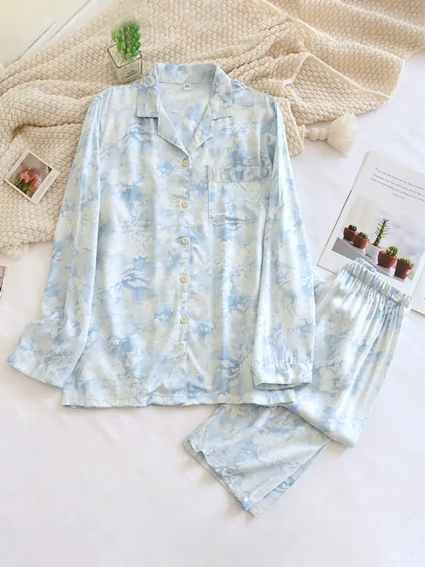 Women's Pyjama Set | Floral Print Loungewear