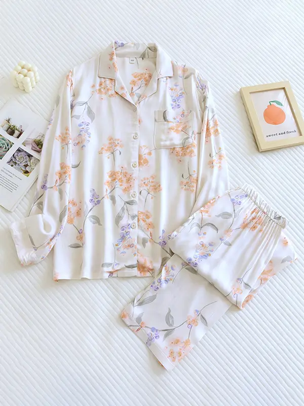 Women's Pyjama Set | Floral Print Loungewear