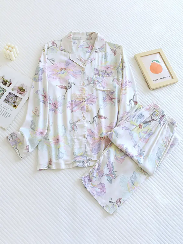 Women's Pyjama Set | Floral Print Loungewear