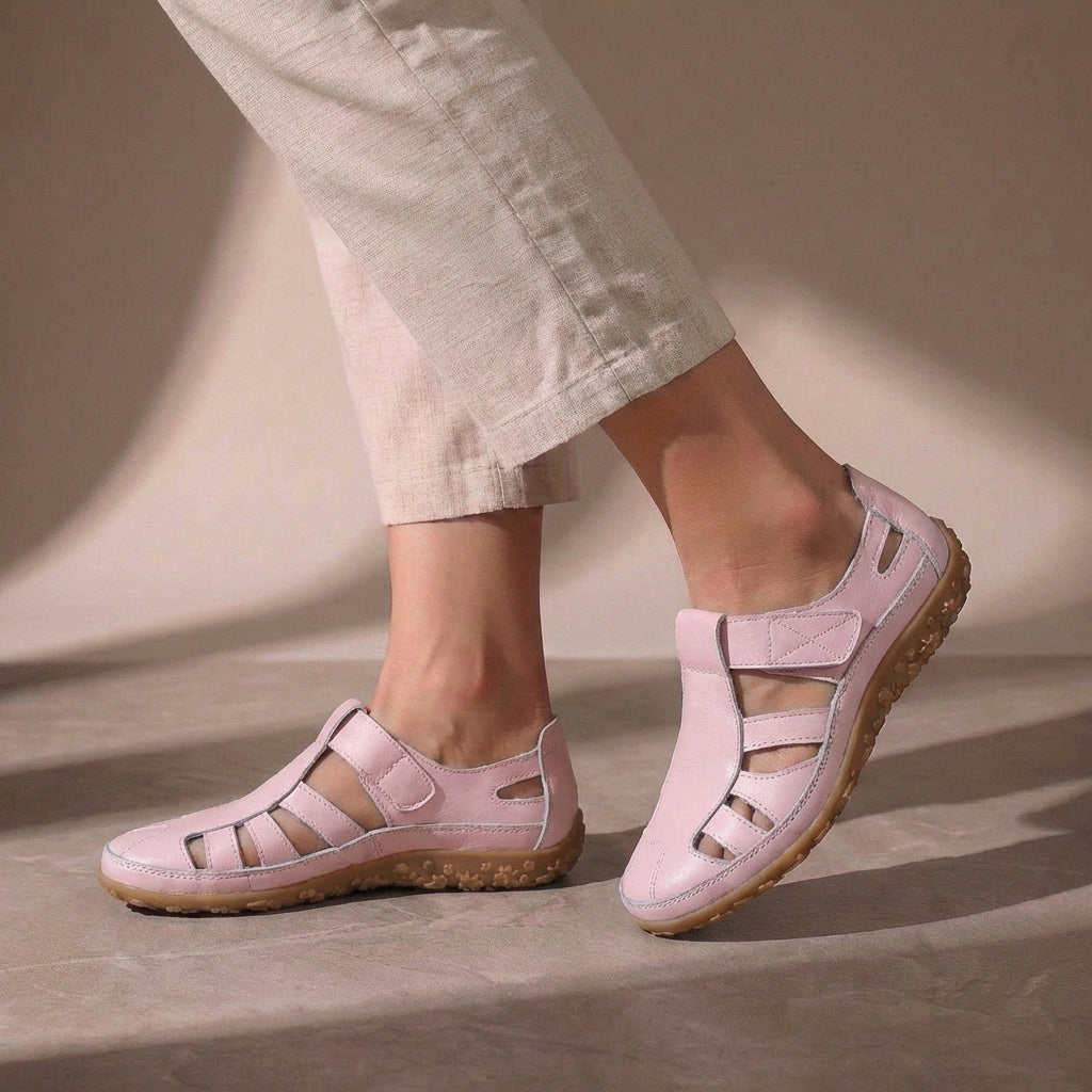 Women's Sandals | Orthopedic Closed Toe & Adjustable Velcro Strap
