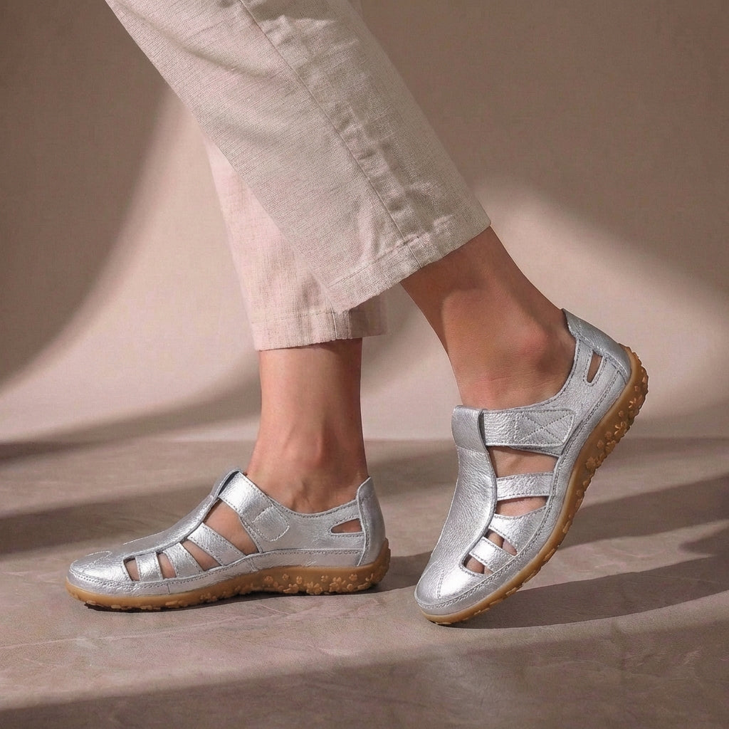 Women's Sandals | Orthopedic Closed Toe & Adjustable Velcro Strap