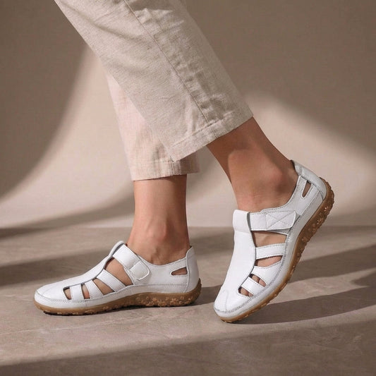 Women's Sandals | Orthopedic Closed Toe & Adjustable Velcro Strap