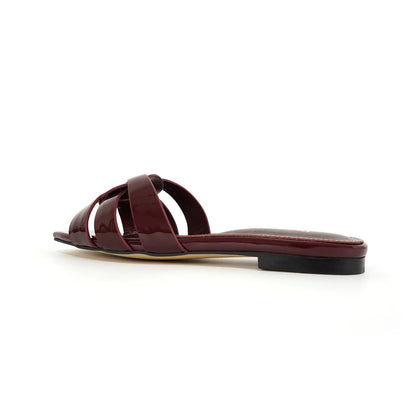 Women's Sandals | Square Toe Slip-On Design