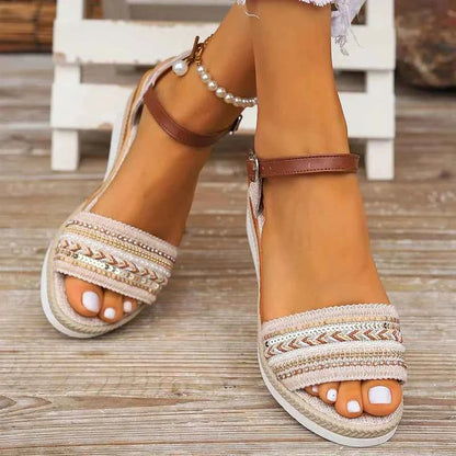 Women's Sandals | Wedge Heel & Ankle Strap