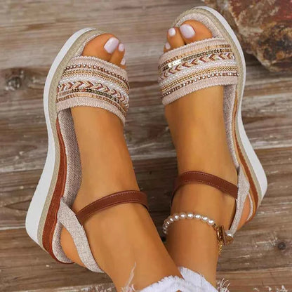 Women's Sandals | Wedge Heel & Ankle Strap