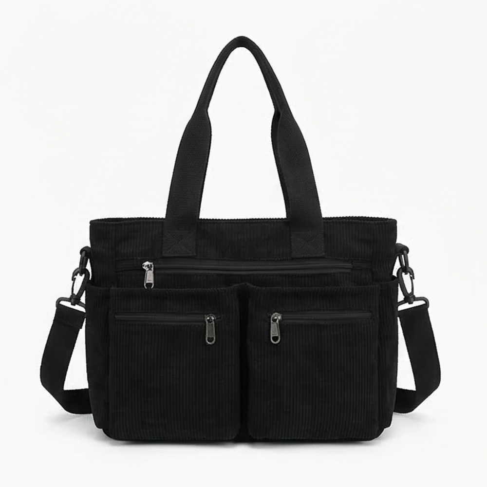 Women's Shoulder Bag | 9 Pockets & Crossbody Strap