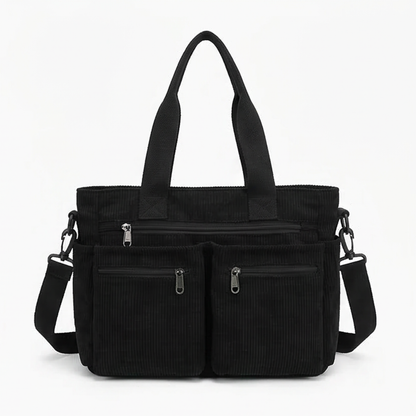 Women's Shoulder Bag | 9 Pockets & Crossbody Strap