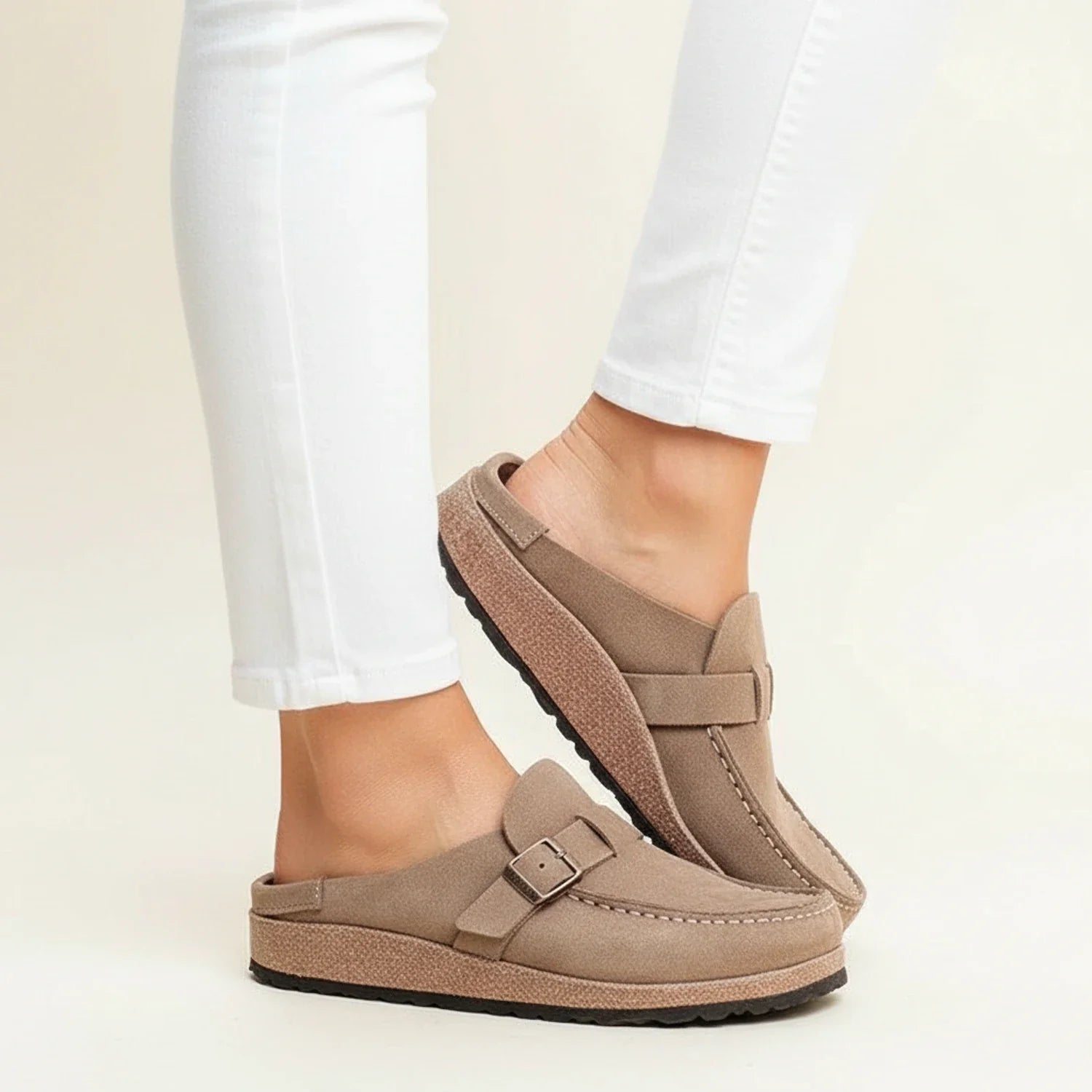 Women's Slip On Mules | Orthopedic Comfort & Chunky Sole