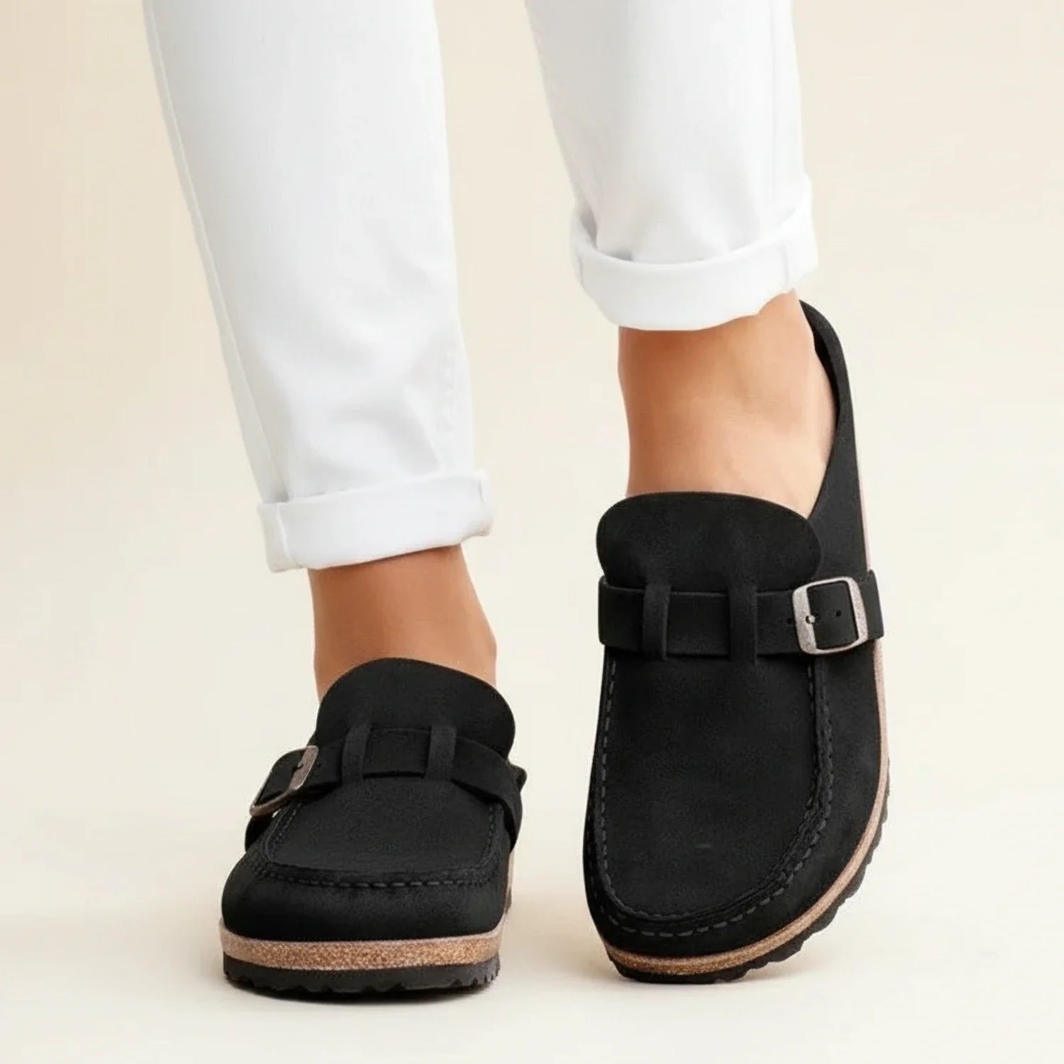 Women's Slip On Mules | Orthopedic Comfort & Chunky Sole