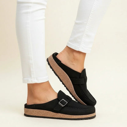 Women's Slip On Mules | Orthopedic Comfort & Chunky Sole