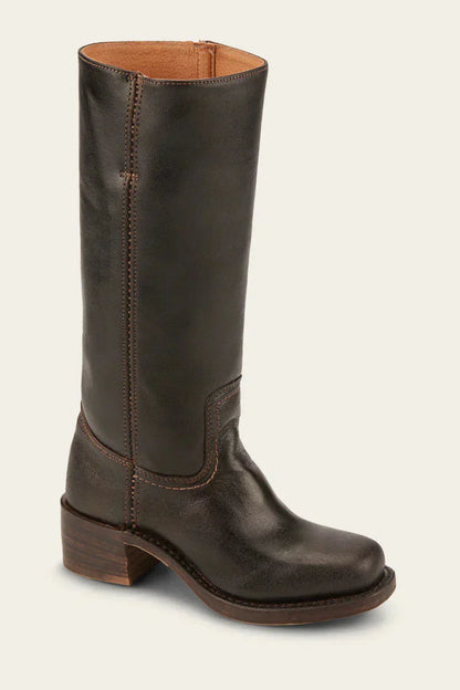 Women's High Boots | Block Heel & Slip-On Design 3
