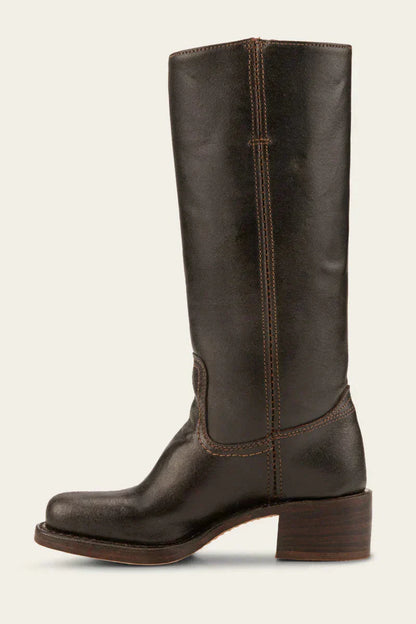 Women's High Boots | Block Heel & Slip-On Design 2