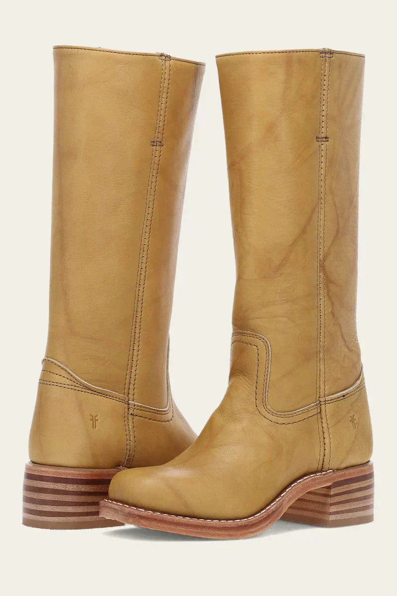 Women's High Boots | Block Heel & Slip-On Design 9
