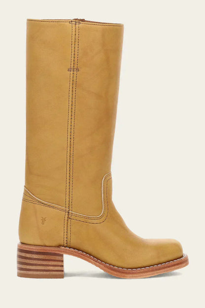 Women's High Boots | Block Heel & Slip-On Design 10
