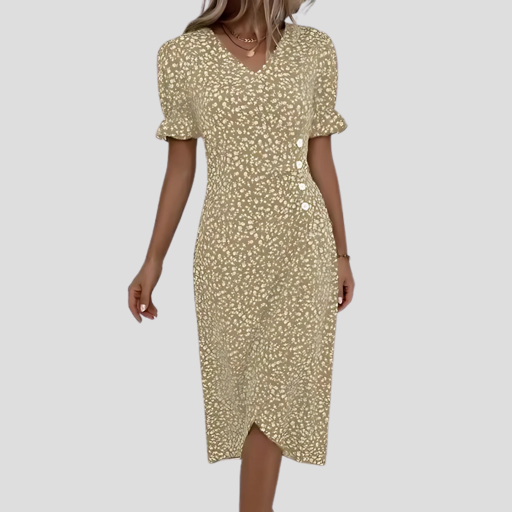Women's Summer Midi Dress | Floral Print & Flattering Fit
