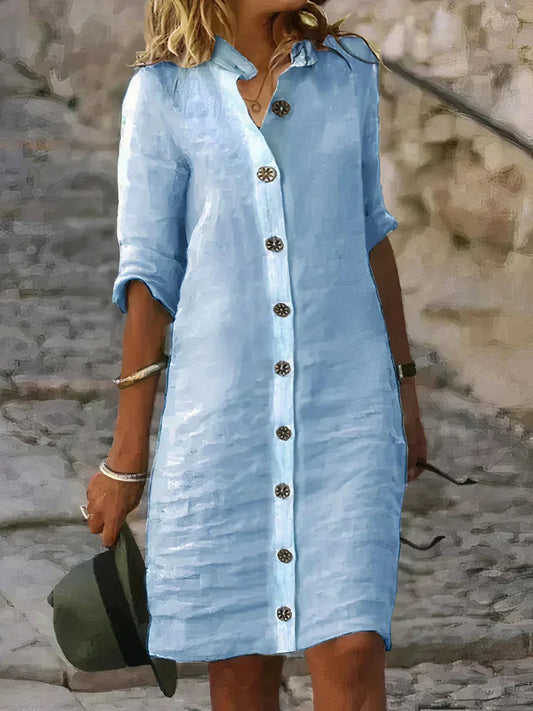 Women's Summer Midi Dress | Relaxed Fit & Effortless Casual Elegance