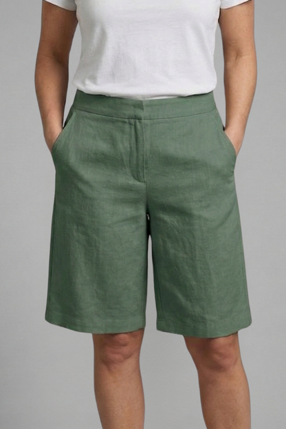 Women's Summer Shorts | High-Waisted Tailored Fit