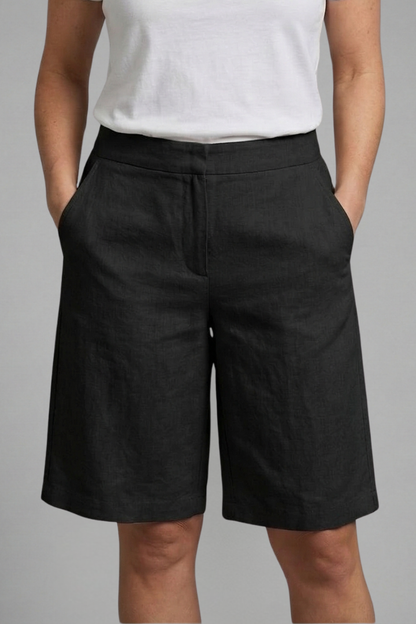 Women's Summer Shorts | High-Waisted Tailored Fit