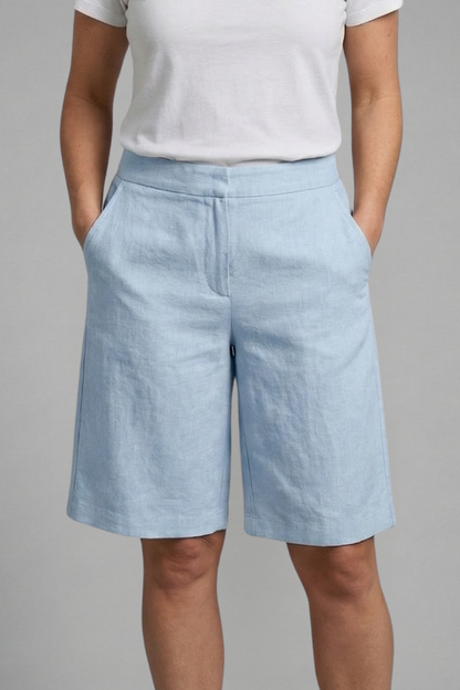Women's Summer Shorts | High-Waisted Tailored Fit