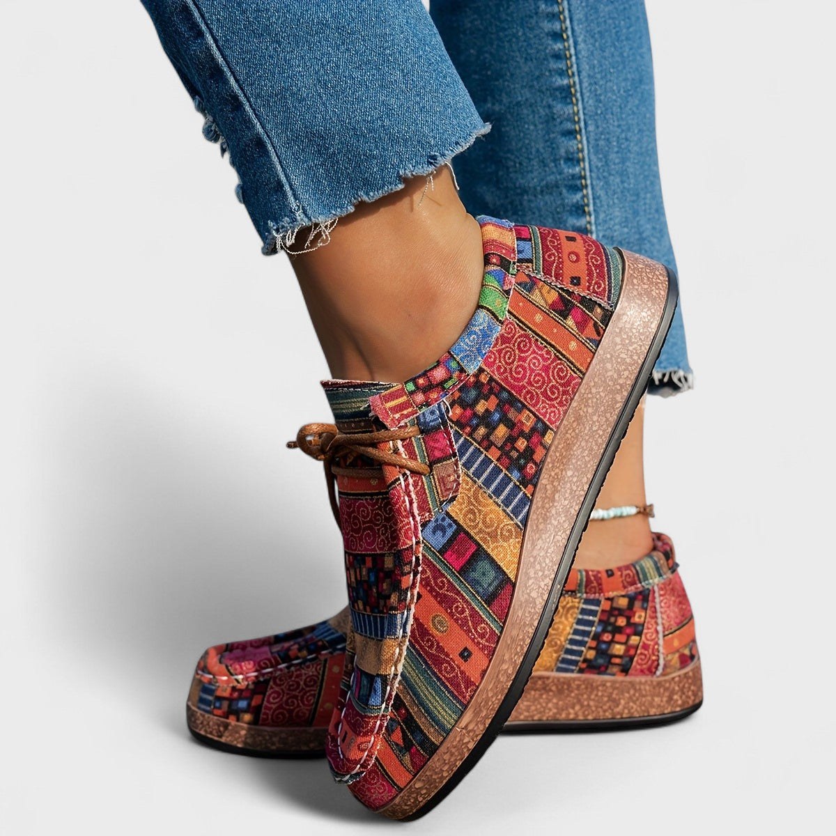 Women's Summer Sneakers | Orthopedic Support & Boho Print Design