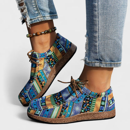 Women's Summer Sneakers | Orthopedic Support & Boho Print Design