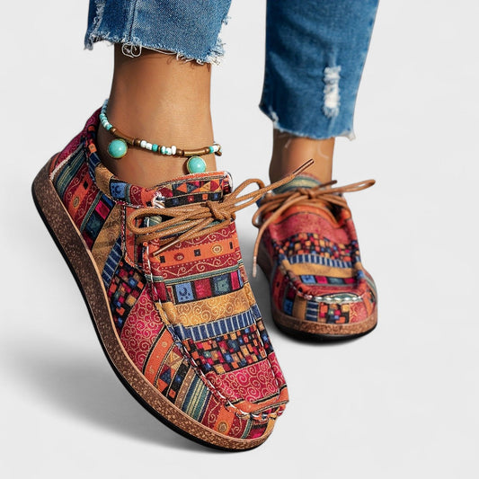 Women's Summer Sneakers | Orthopedic Support & Boho Print Design