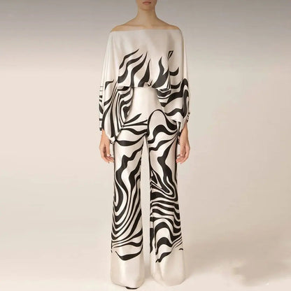 Women's Summer Two Piece Set | Off-Shoulder & Flowing