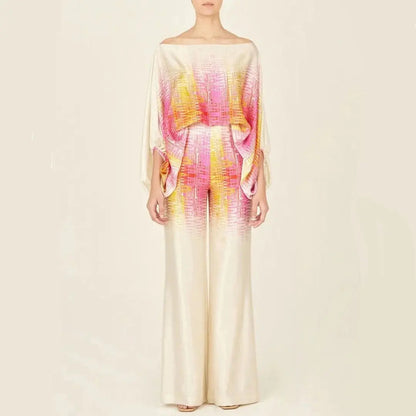 Women's Summer Two Piece Set | Off-Shoulder & Flowing