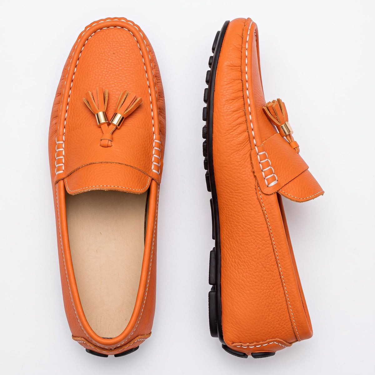 Women's Tassel Loafers Moc-Toe Slip-On Comfort Shoes