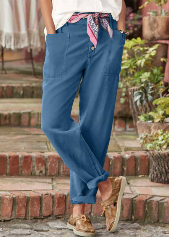Women's Trousers | Button Front Tapered Fit