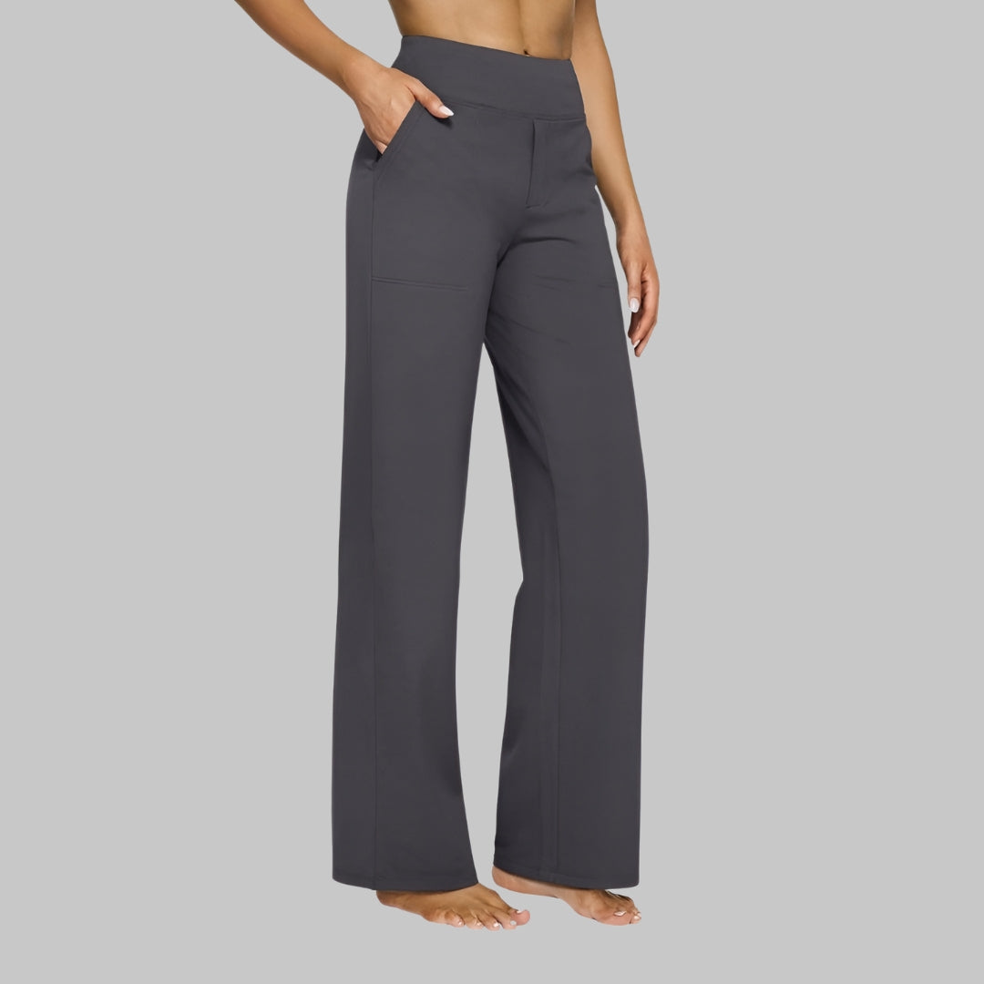Women's Trousers | High-Waist Wide Leg & All-Day Comfort