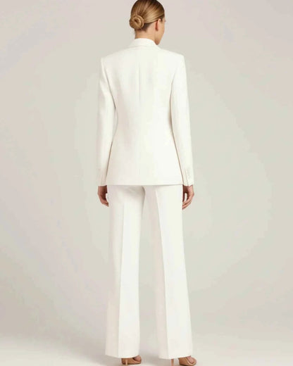 Women's Two-Piece Set | Tailored Blazer Suit
