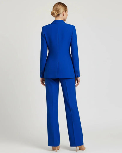 Women's Two-Piece Set | Tailored Blazer Suit