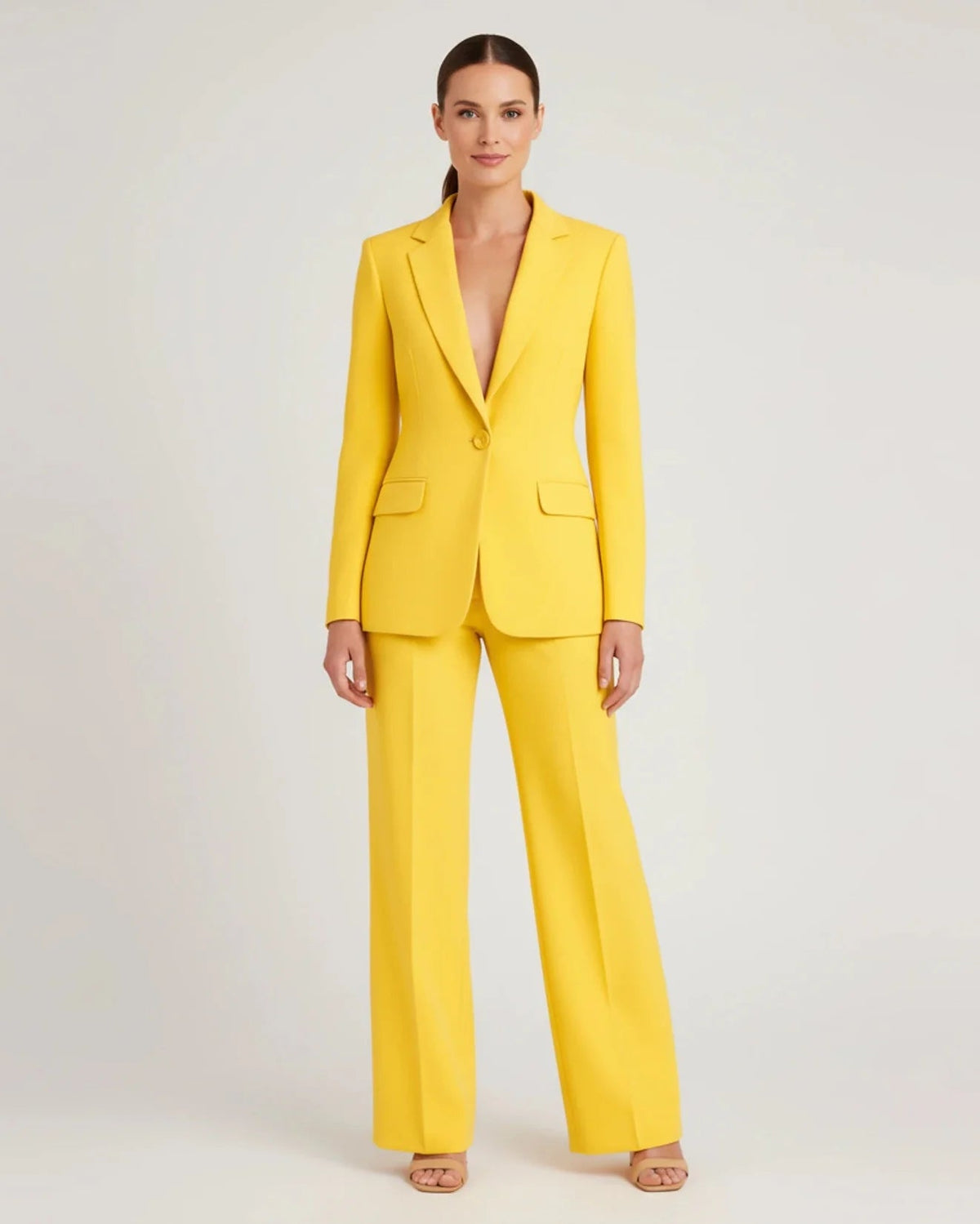 Women's Two-Piece Set | Tailored Blazer Suit