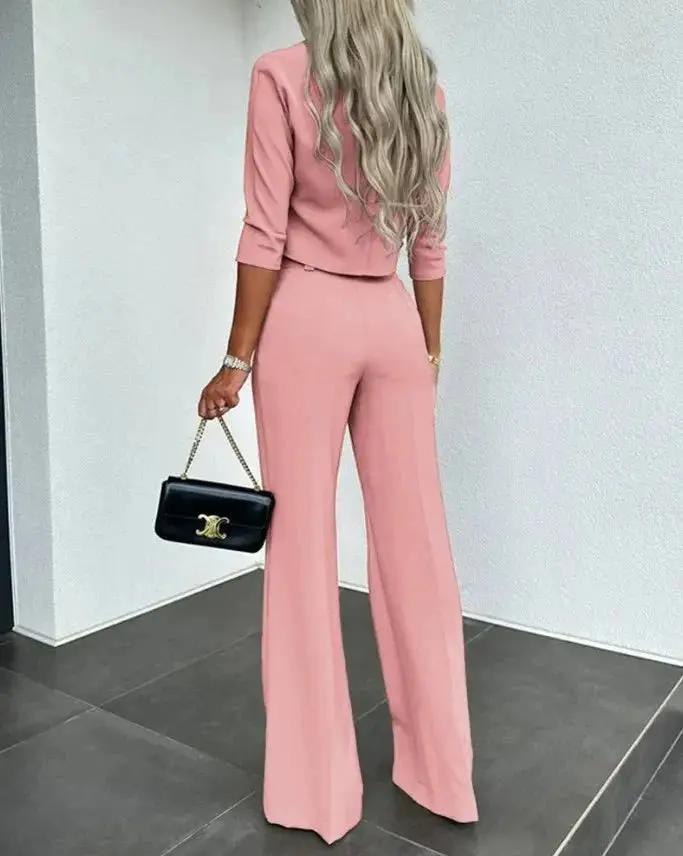 Women's Two Piece Summer Set | Cropped Top Co-ord