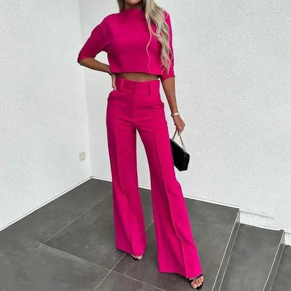 Women's Two Piece Summer Set | Cropped Top Co-ord