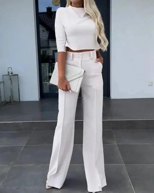 Women's Two Piece Summer Set | Cropped Top Co-ord