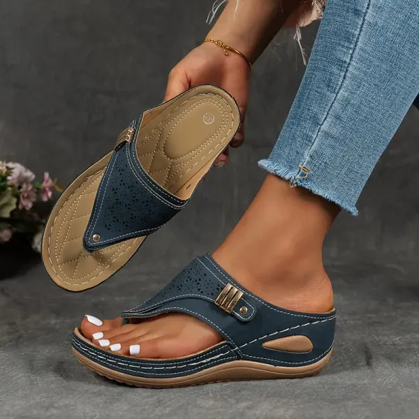 Women's Wedge Sandals | Adjustable Comfort Fit