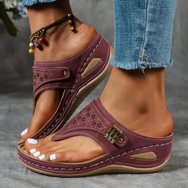 Women's Wedge Sandals | Adjustable Comfort Fit