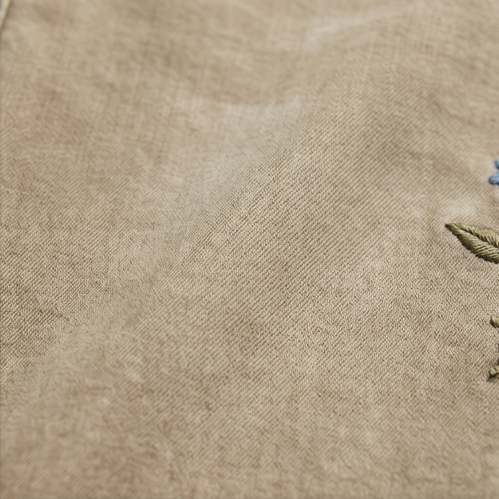 Women's Wide-Leg Jeans | Embroidered Tulip Hem