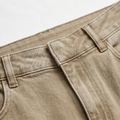 Women's Wide-Leg Jeans | Embroidered Tulip Hem