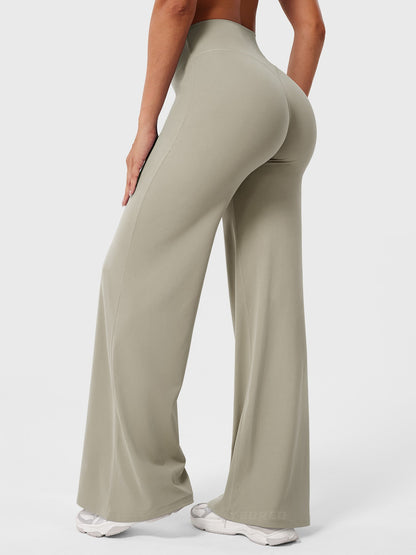 Women's Wide Leg Yoga Pants | High Waist & Sculpting Flare Fit