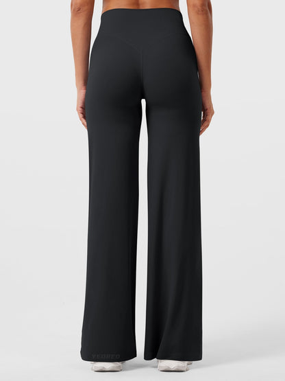 Women's Wide Leg Yoga Pants | High Waist & Sculpting Flare Fit