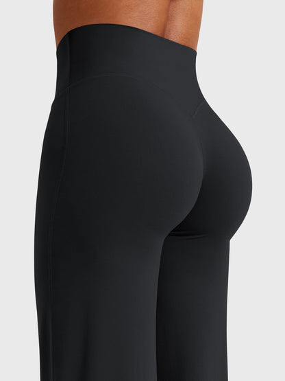 Women's Wide Leg Yoga Pants | High Waist & Sculpting Flare Fit