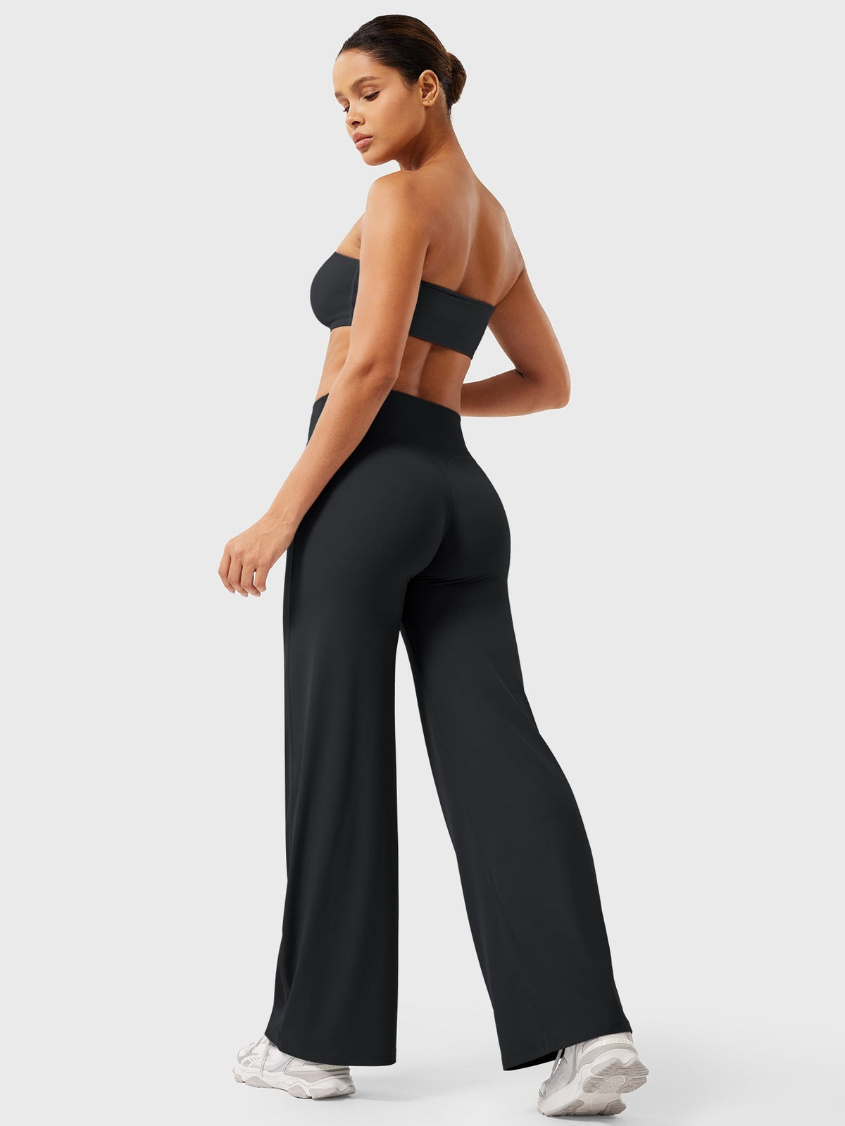 Women's Wide Leg Yoga Pants | High Waist & Sculpting Flare Fit