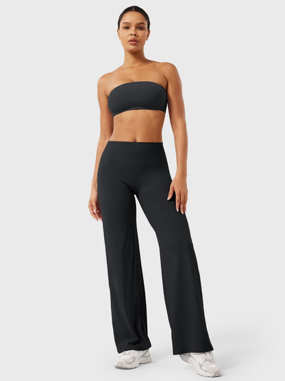 Women's Wide Leg Yoga Pants | High Waist & Sculpting Flare Fit