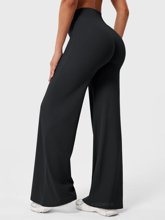 Women's Wide Leg Yoga Pants | High Waist & Sculpting Flare Fit